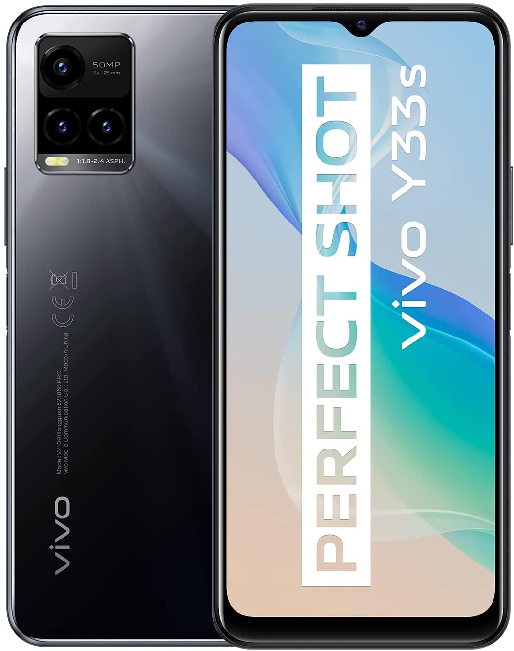 Vivo Y33S Noir 128 Go